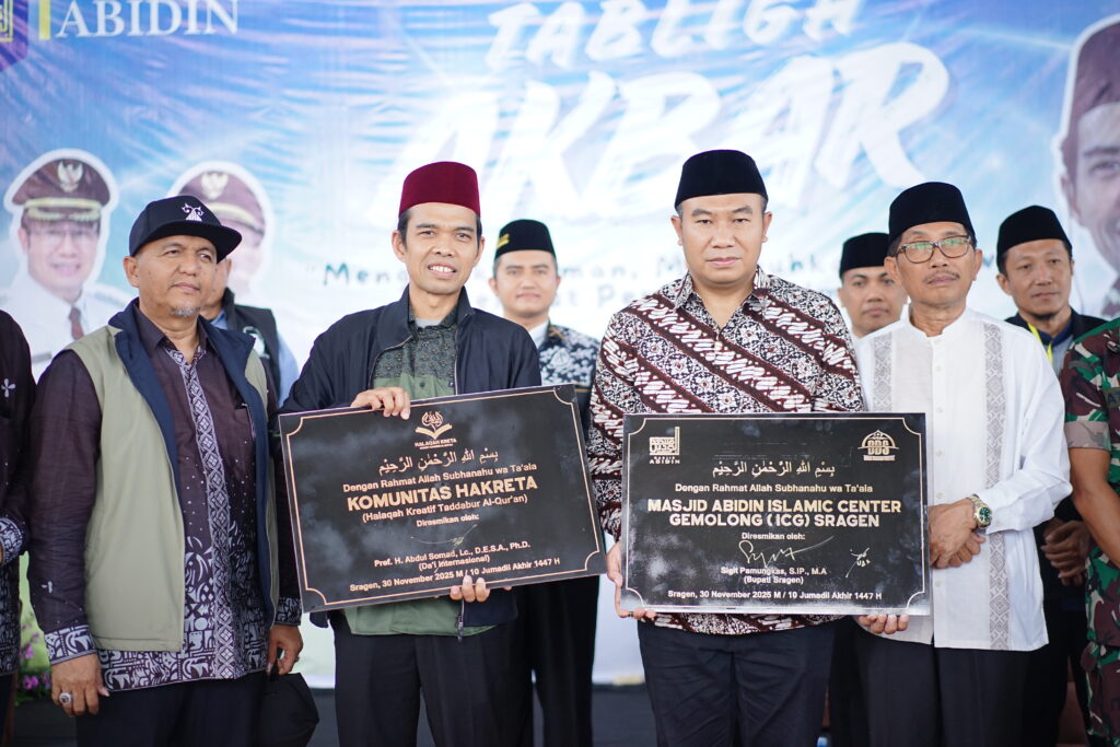 Peresmian Masjid Abidin dan Komunitas Hakreta